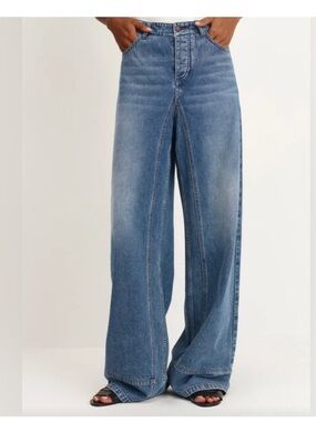 Fabrique Glenda A. Goldschmied Wide Leg Jeans Women’s Small Exclusive D